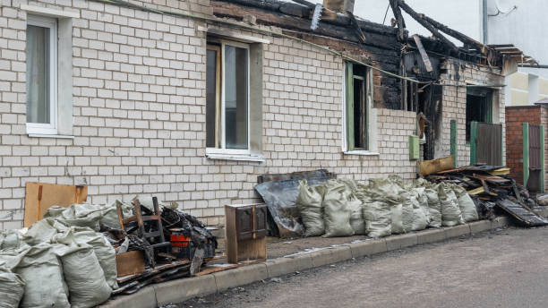 Professional Fire Damage Repair technician working in Wallingford, PA